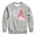 thumbnail image 1 of Disney Princess - Full Of Christmas Cheer Ariel - Youth Crew Fleece Sweatshirt, 1 of 4