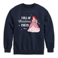 thumbnail image 1 of Disney Princess - Full Of Christmas Cheer Ariel - Youth Crew Fleece Sweatshirt, 1 of 4