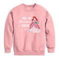 thumbnail image 1 of Disney Princess - Full Of Christmas Cheer Ariel - Youth Crew Fleece Sweatshirt, 1 of 3