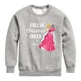 thumbnail image 1 of Disney Princess - Full Of Christmas Cheer Aurora - Youth Crew Fleece Sweatshirt, 1 of 4