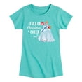 thumbnail image 1 of Disney Princess - Full Of Christmas Cheer Cinderella - Toddler Girls Short Sleeve T-Shirt, 1 of 3