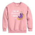 thumbnail image 1 of Disney Princess - Full Of Christmas Cheer Rapunzel - Youth Crew Fleece Sweatshirt, 1 of 3