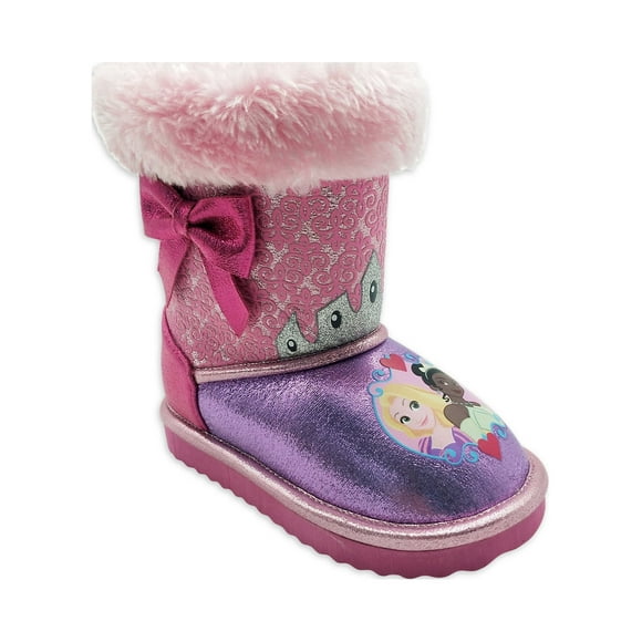 Disney Princess Fur Lined Winter Shearling Boot (Toddler Girls)