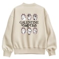 thumbnail image 1 of Disney - Princess Galentine Girls Club Women's Oversized Fleece Crew Sweatshirt, 1 of 4