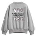 thumbnail image 1 of Disney - Princess Galentine Girls Club Women's Oversized Fleece Crew Sweatshirt, 1 of 4
