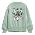 thumbnail image 1 of Disney - Princess Galentine Girls Club Women's Oversized Fleece Crew Sweatshirt, 1 of 4