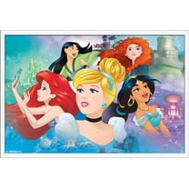 Disney Princess - Gaze Wall Poster, 22.375" x 34", Framed