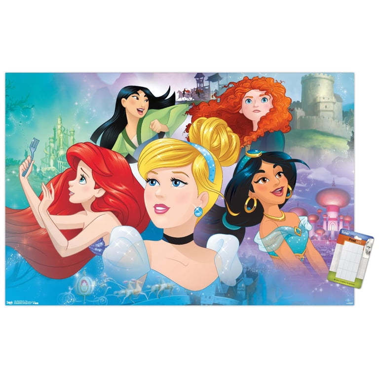 Disney Princess - Gaze Wall Poster, 22.375