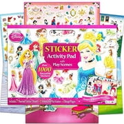 Disney Princess Giant Sticker Box Activity Set  Over 1000 Disney Princess Stickers Featuring Cinderella, Little Mermaid, Tangled, Belle and More