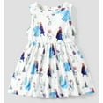 thumbnail image 1 of Disney Princess Girl Dresses Frozen Elsa Anna Print Sleeveless Play Dress Size 2-6, 1 of 9