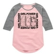 thumbnail image 1 of Disney Princess - Girl Power All Of Us - Toddler & Youth Girls Raglan Graphic T-Shirt, 1 of 4