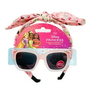DISNEY FROZEN Disney Princess Girl's Fashion Sunglasses and Bow Headband, 2-Piece Set, Pink