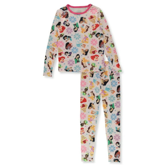 Disney Princess Girls' 2-Piece Thermal Set - pink/multi, 10 - 12 (Big Girls)