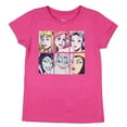 thumbnail image 1 of Disney Princess Girls' 3 Princesses 3 Villains Graphic Block T-Shirt, 1 of 5