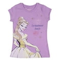 thumbnail image 1 of Disney Princess Girls' Belle Enchantment Awaits Graphic Print Kids T-Shirt, 1 of 6