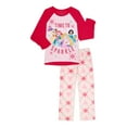thumbnail image 1 of Disney Princess Girls Exclusive Long Sleeve Top & Long Pants, 2-Piece Pajama Set Sizes 4-12, 1 of 3