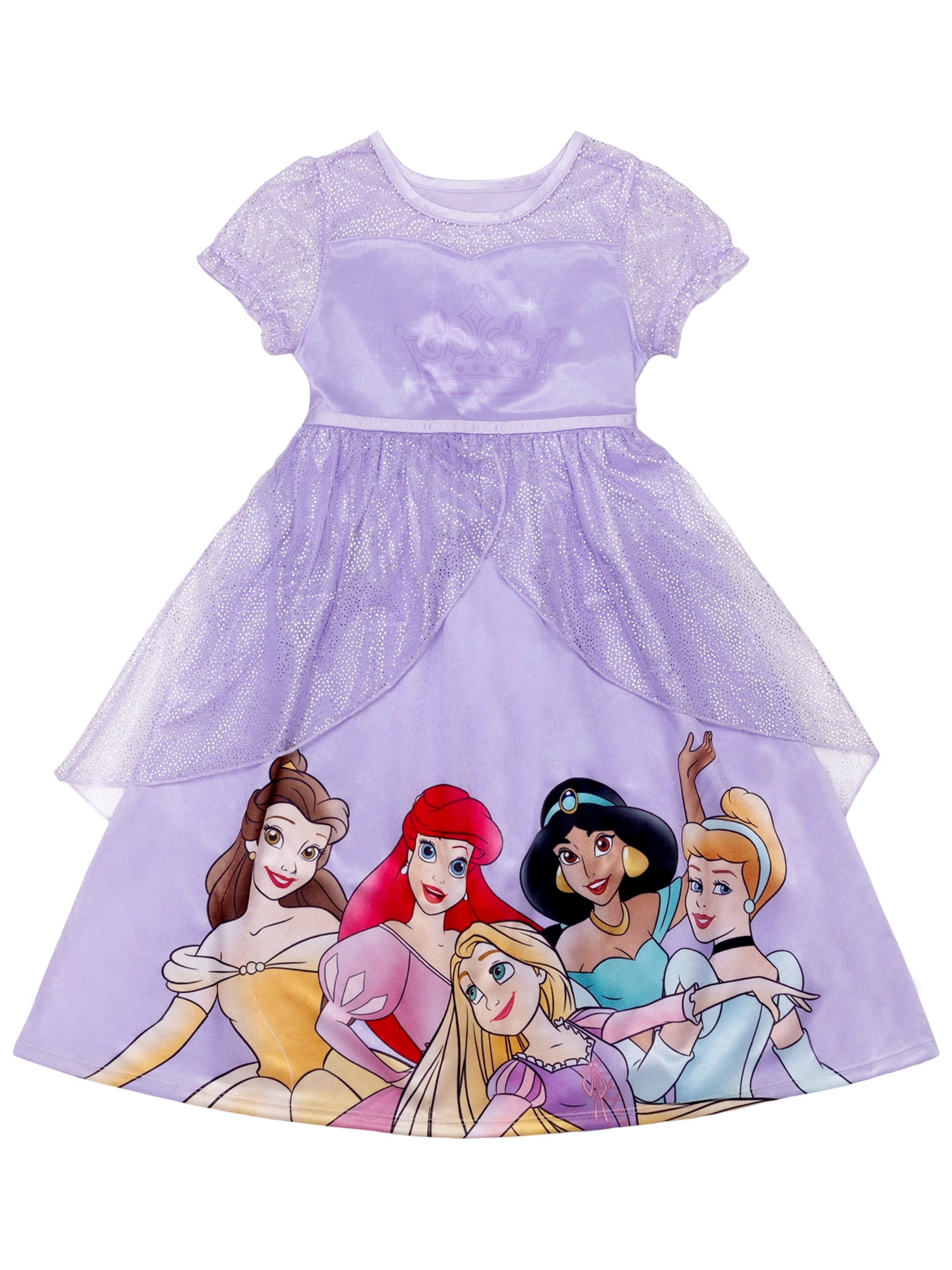 Disney Princess Girls Fantasy Gown, Sizes 4-12