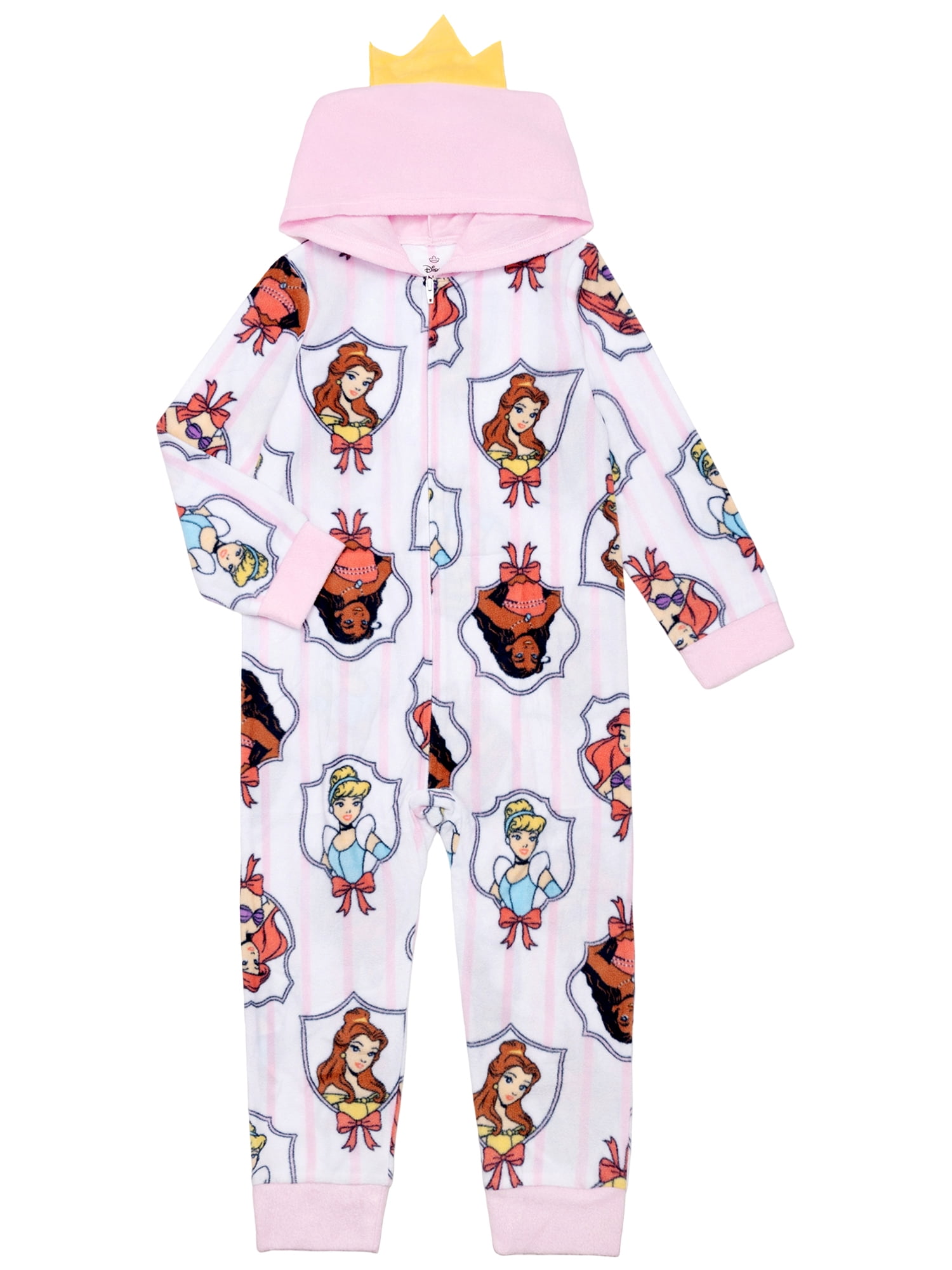 Disney Princess Girls Hooded Sleeper, Sizes 4-12