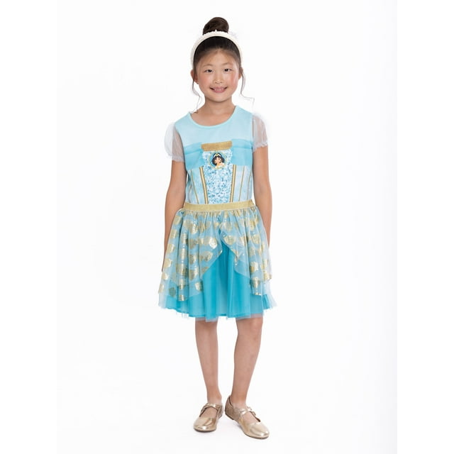 Disney Princess Girls Jasmine Cosplay Dress, Sizes 4-16