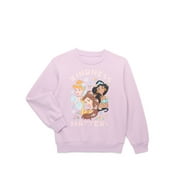 Disney Princess Girls Kindness Matters Graphic Sweatshirt, Sizes 4-16