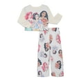 thumbnail image 1 of Disney Princess Girls Long Sleeve Top and Pants Pajama Set, 2-Piece, Sizes 4-12, 1 of 3