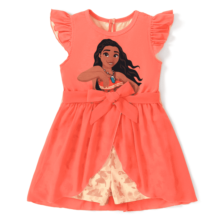 Disney Princess Toddler Clothes: Girls Moana Graphic Romper