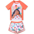 thumbnail image 1 of Disney Princess Girls Swimsuits Moana Graphic Swim Top and Shorts Bathing Suits 2 Pieces Sets Sizes 2-6, 1 of 10
