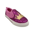 thumbnail image 1 of Disney Princess Glitter Crown Twin Gore Slip-on Sneaker (Toddler Girls), 1 of 6