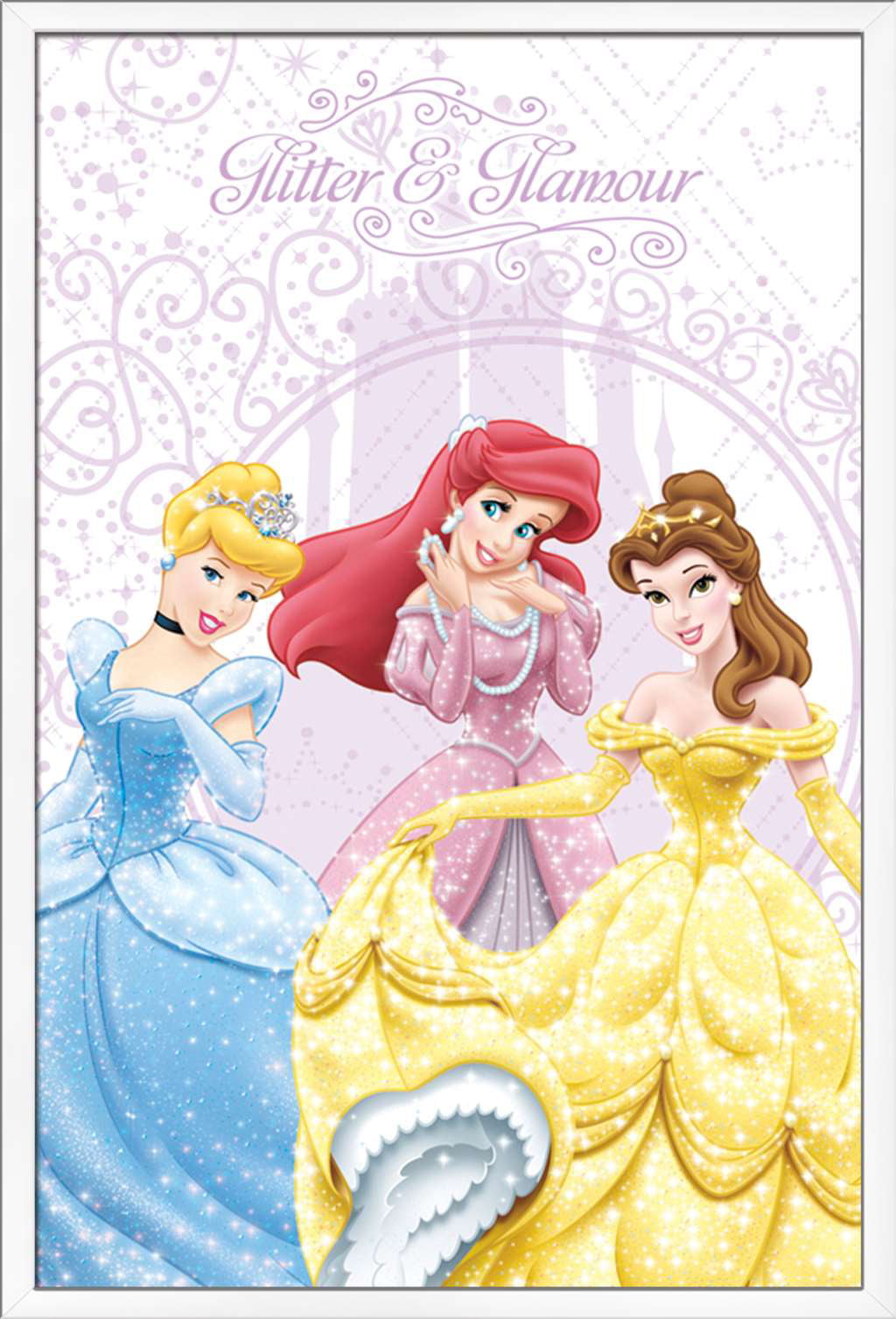 Classeur Princesses Disney A4 Rose (24 X 34 X 4 Cm)