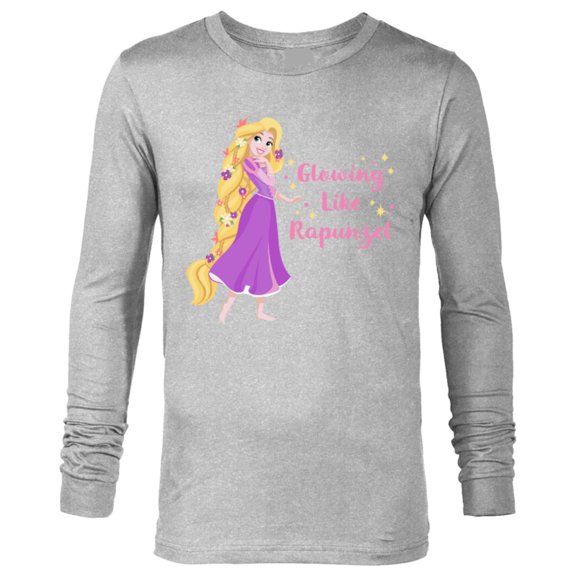 Disney Princess Glowing Like Rapunzel - Long Sleeve T-Shirt for Men - Customized-Athletic Heather