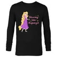 thumbnail image 1 of Disney Princess Glowing Like Rapunzel - Long Sleeve T-Shirt for Men - Customized-Black, 1 of 5