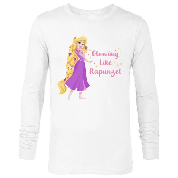 Disney Princess Glowing Like Rapunzel - Long Sleeve T-Shirt for Men - Customized-White
