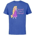 thumbnail image 1 of Disney Princess Glowing Like Rapunzel - Short Sleeve Cotton T-Shirt for Adults - Customized-Royal Heather, 1 of 5