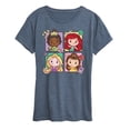 thumbnail image 1 of Disney - Princess Grid - Women's Short Sleeve Graphic T-Shirt, 1 of 4