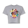 thumbnail image 1 of Disney Princess - Group Floral - Junior's Cropped T-Shirt, 1 of 4