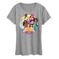 thumbnail image 1 of Disney Princess - Group Floral - Women's Short Sleeve Graphic T-Shirt, 1 of 5