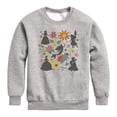 thumbnail image 1 of Disney - Princess Group Flowers Boys' Graphic Long Sleeve Fleece Sweatshirt, 1 of 4