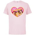 thumbnail image 1 of Disney Princess Group Heart Pink - Short Sleeve Cotton T-Shirt for Adults - Customized-Soft Pink, 1 of 5
