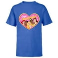 thumbnail image 1 of Disney Princess Group Heart Pink - Short Sleeve T-Shirt for Kids – Customized-Royal, 1 of 5