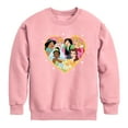 thumbnail image 1 of Disney Princess - Princesses All Together Group Heart - Valentine's Day - Boys and Girls Youth Crewneck Fleece Sweatshirt, 1 of 4