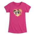 thumbnail image 1 of Disney - Princess Group Heart - Toddler Girls Fitted Short Sleeve T-Shirt, 1 of 3