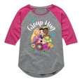 thumbnail image 1 of Disney Princess - Group Hug - Toddler And Youth Girls Raglan Graphic T-Shirt, 1 of 5