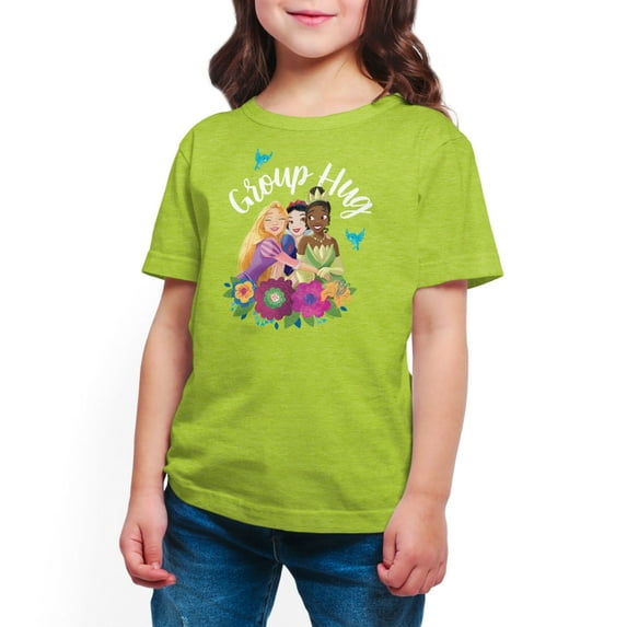 Disney Princess - Group Hug - Toddler And Youth Short Sleeve Graphic T-Shirt