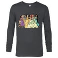 thumbnail image 1 of Disney Princess Group Pencil Sketch - Long Sleeve T-Shirt for Men - Customized-Charcoal Heather, 1 of 5