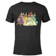 thumbnail image 1 of Disney Princess Group Pencil Sketch - Short Sleeve Blended T-Shirt for Adults - Customized-Black, 1 of 5