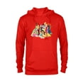 thumbnail image 1 of Disney Princess Group Photo - Pullover Hoodie for Adults- Customized-Red Heather, 1 of 5