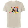 thumbnail image 1 of Disney Princess Group Photo - Short Sleeve Cotton T-Shirt for Adults- Customized-Natural, 1 of 5