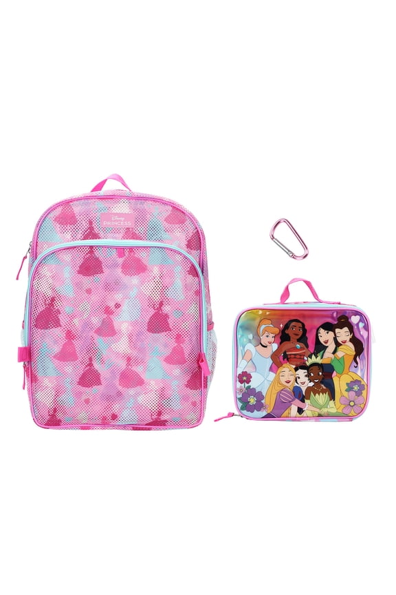Disney Princess Group Shot 16 Backpack With Lunch Kit