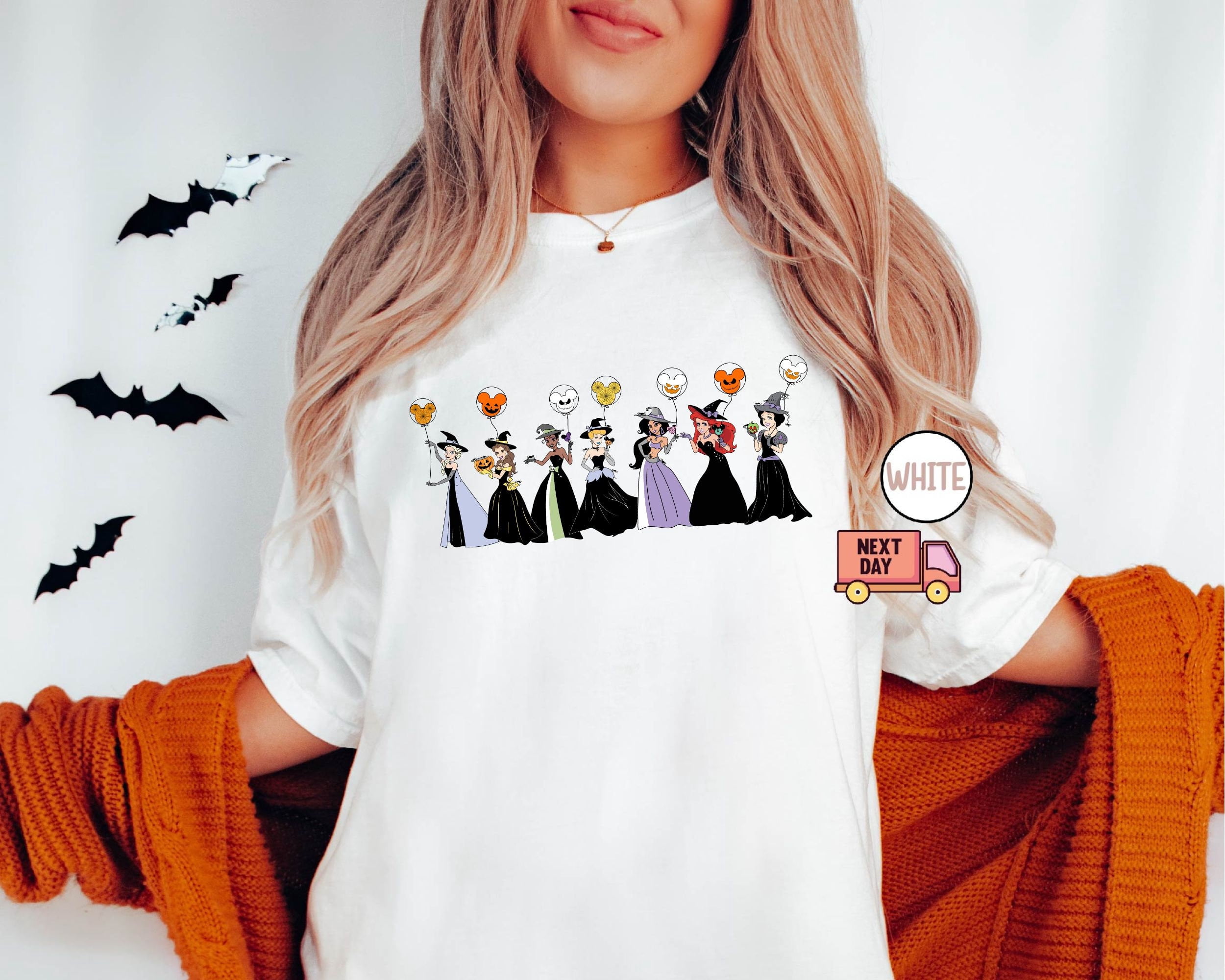 Disney Princess Halloween Shirts, Comfort Color Shirts,Disney Princess ...