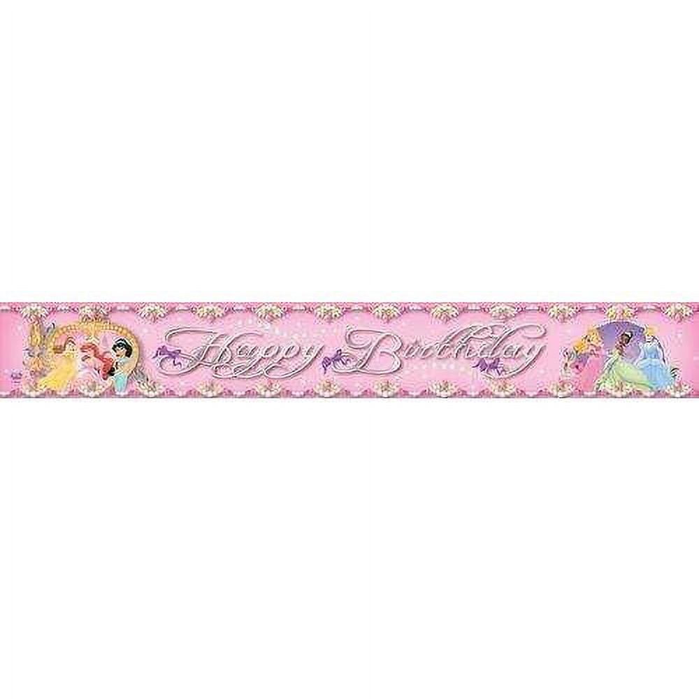 Disney Princess Happy Birthday Banner - Walmart.com